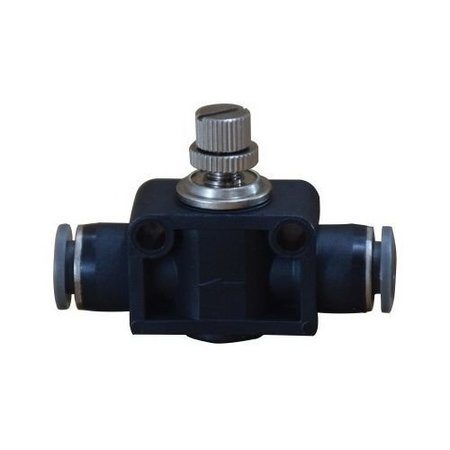 MIDLAND METAL InLine Needle Valve, 0 To 150 psi, Composite Polyacetal Body 20488C